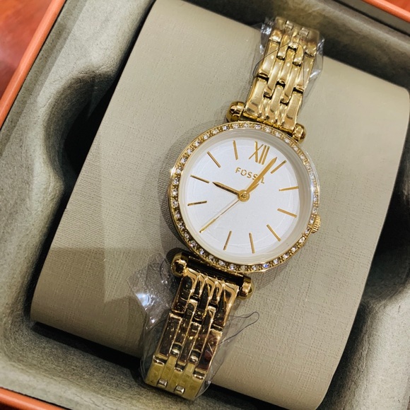 Fossil Gold-Tone Stainless Steel Watch For Women - Picture 3 of 8